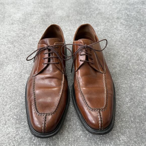 Cole Haan Shoes Mens Size 9.5 Brown Oxford Dress Air Apron Toe Leather main image 8